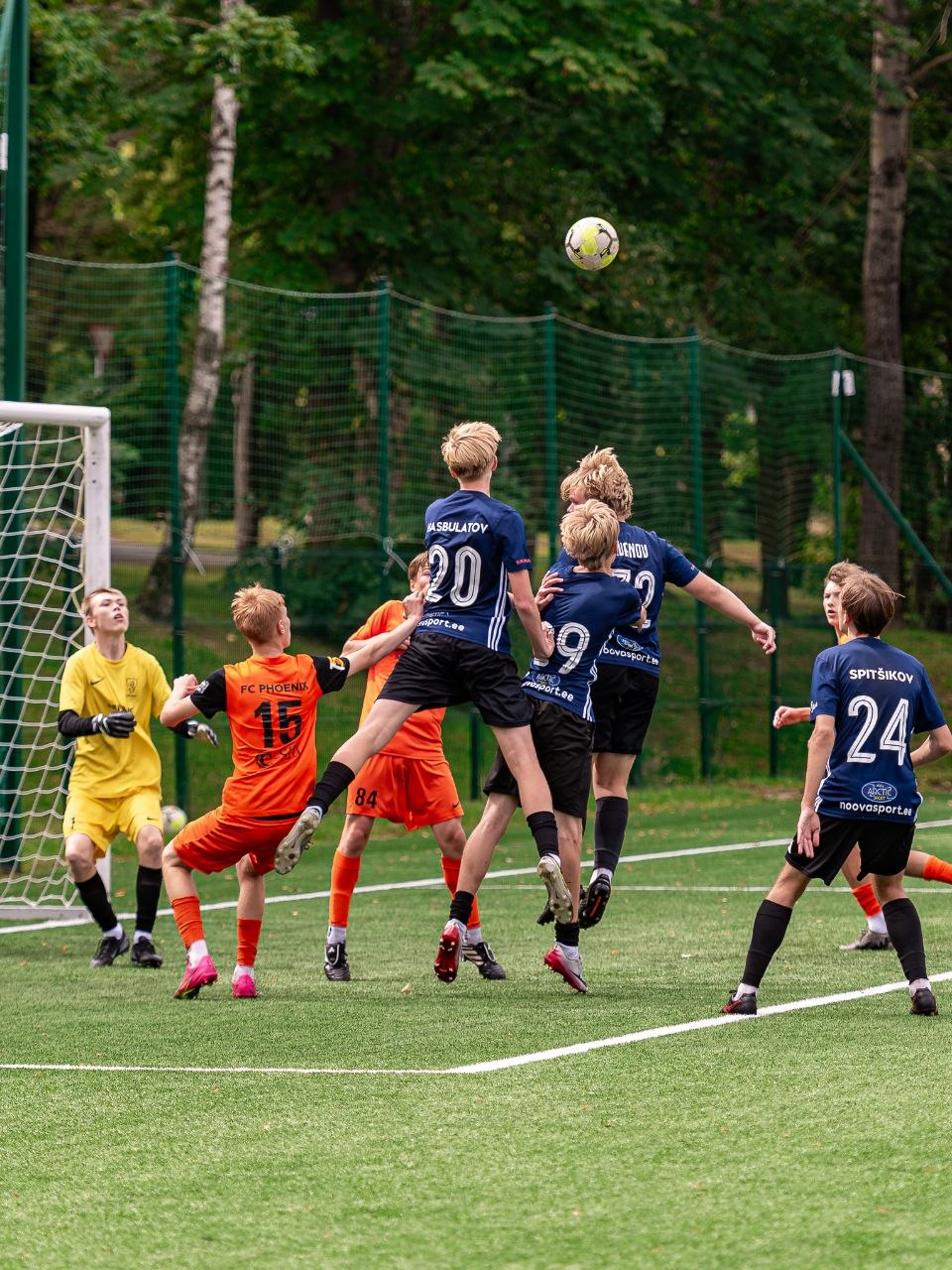Noova mängijad treeningul